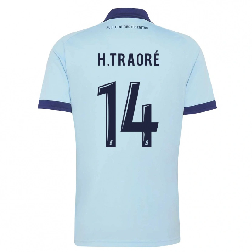 Danxen Dames Hamari Traoré #14 Centaurieblauw Zwart Uitshirt Uittenue 2026/27 T-Shirt