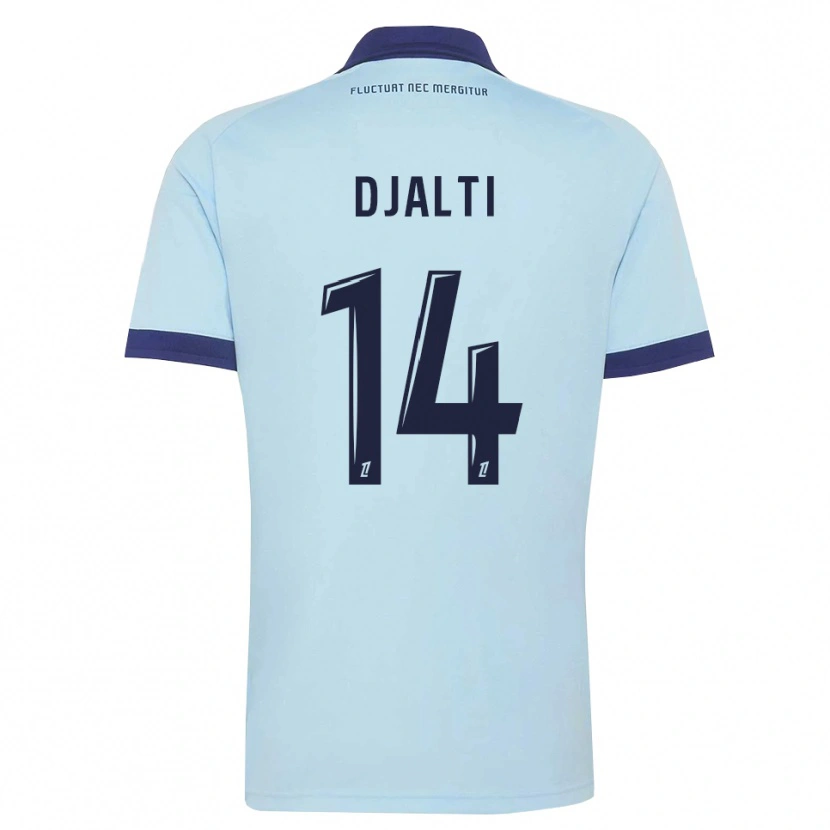 Danxen Dames Nadir Djalti #14 Centaurieblauw Zwart Uitshirt Uittenue 2026/27 T-Shirt