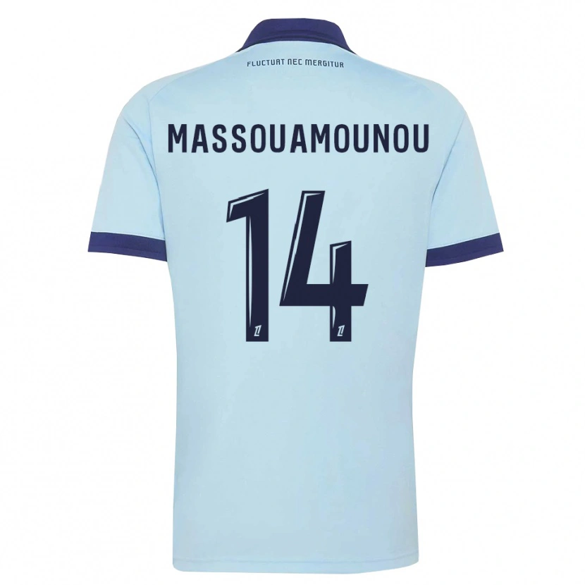 Danxen Dames Patino Massouamounou #14 Centaurieblauw Zwart Uitshirt Uittenue 2026/27 T-Shirt