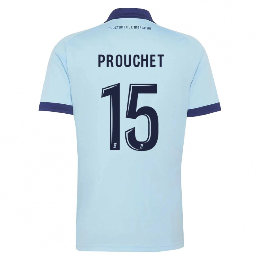 Danxen Dames Killian Prouchet #15 Centaurieblauw Zwart Uitshirt Uittenue 2026/27 T-Shirt