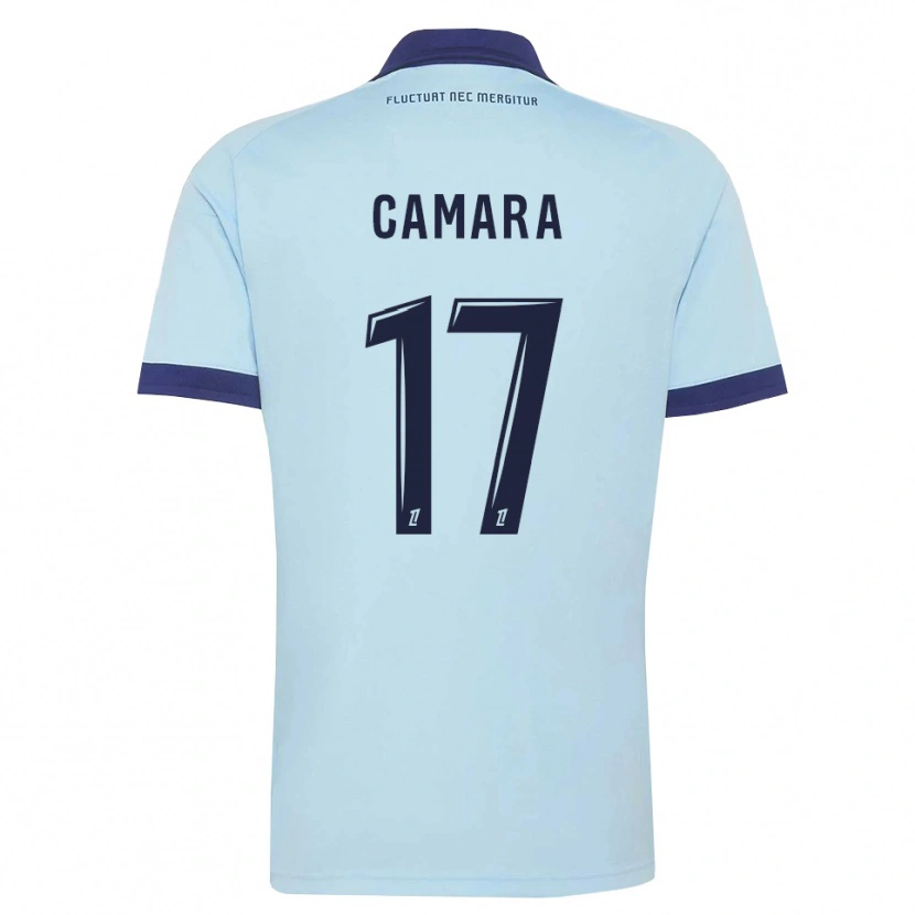 Danxen Dames Adama Camara #17 Centaurieblauw Zwart Uitshirt Uittenue 2026/27 T-Shirt