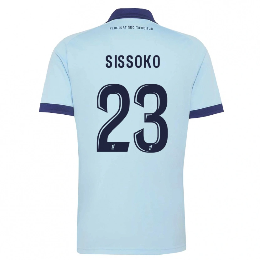 Danxen Dames Teninsoun Sissoko #23 Centaurieblauw Zwart Uitshirt Uittenue 2026/27 T-Shirt