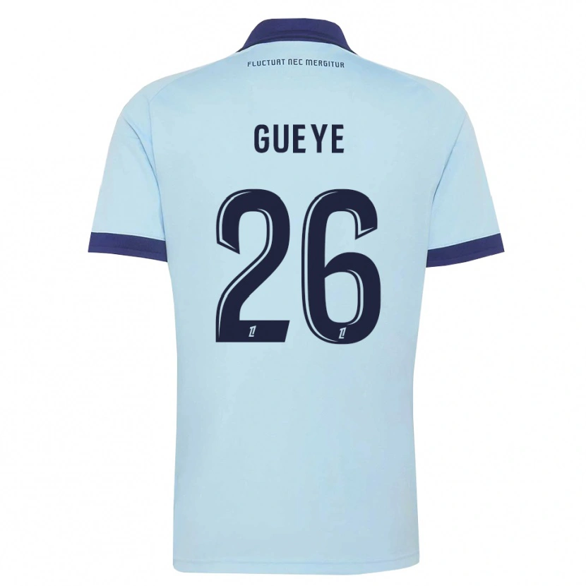 Danxen Dames Lamine Gueye #26 Centaurieblauw Zwart Uitshirt Uittenue 2026/27 T-Shirt