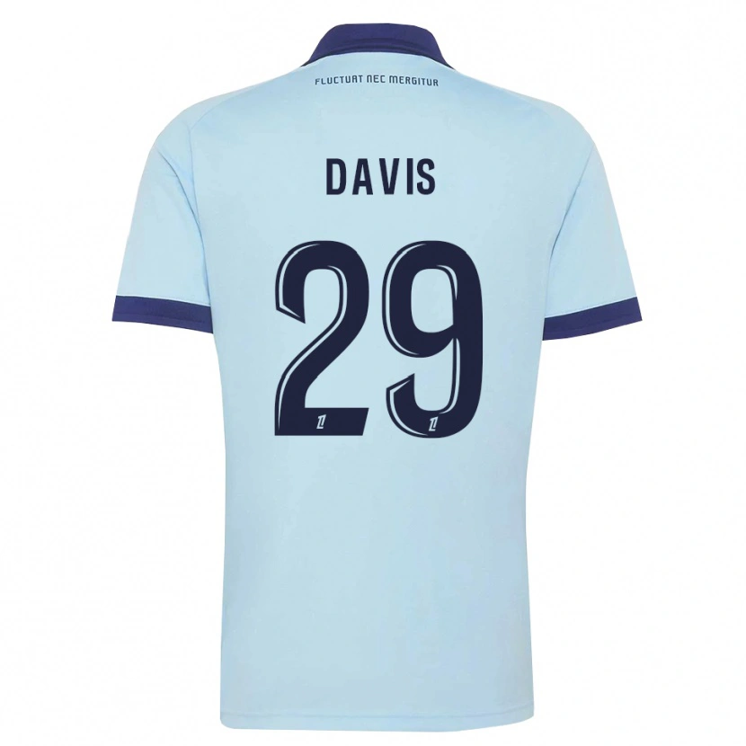 Danxen Dames Deja Davis #29 Centaurieblauw Zwart Uitshirt Uittenue 2026/27 T-Shirt