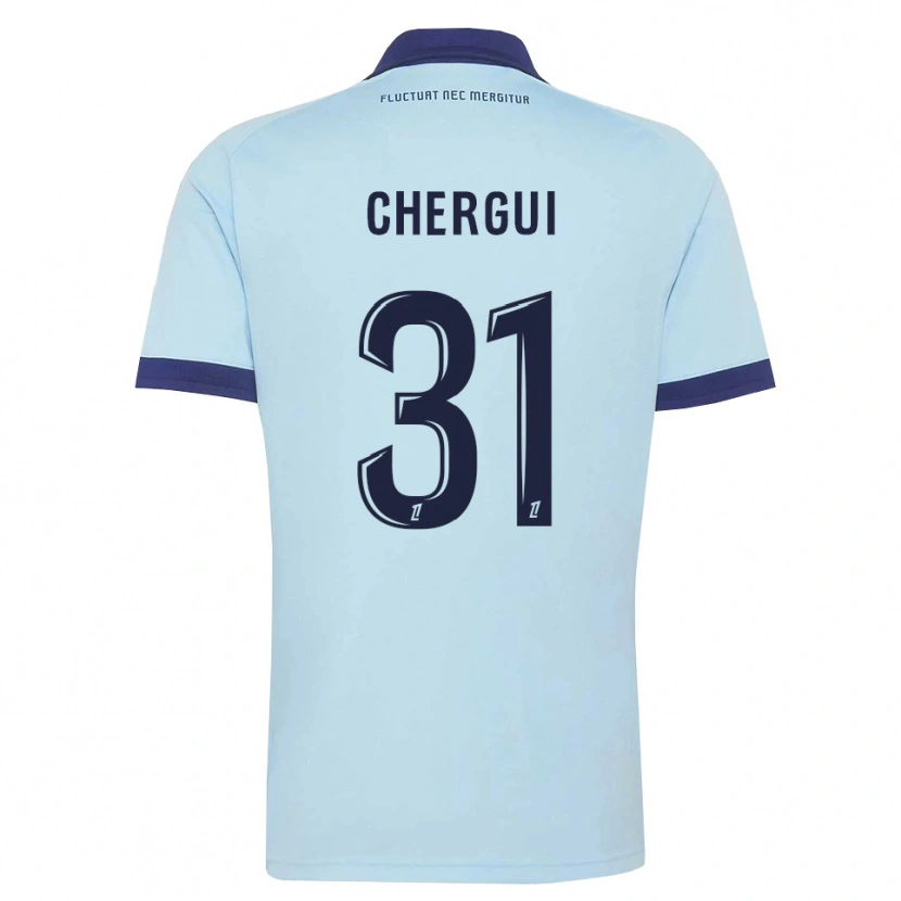 Danxen Dames Samir Chergui #31 Centaurieblauw Zwart Uitshirt Uittenue 2026/27 T-Shirt