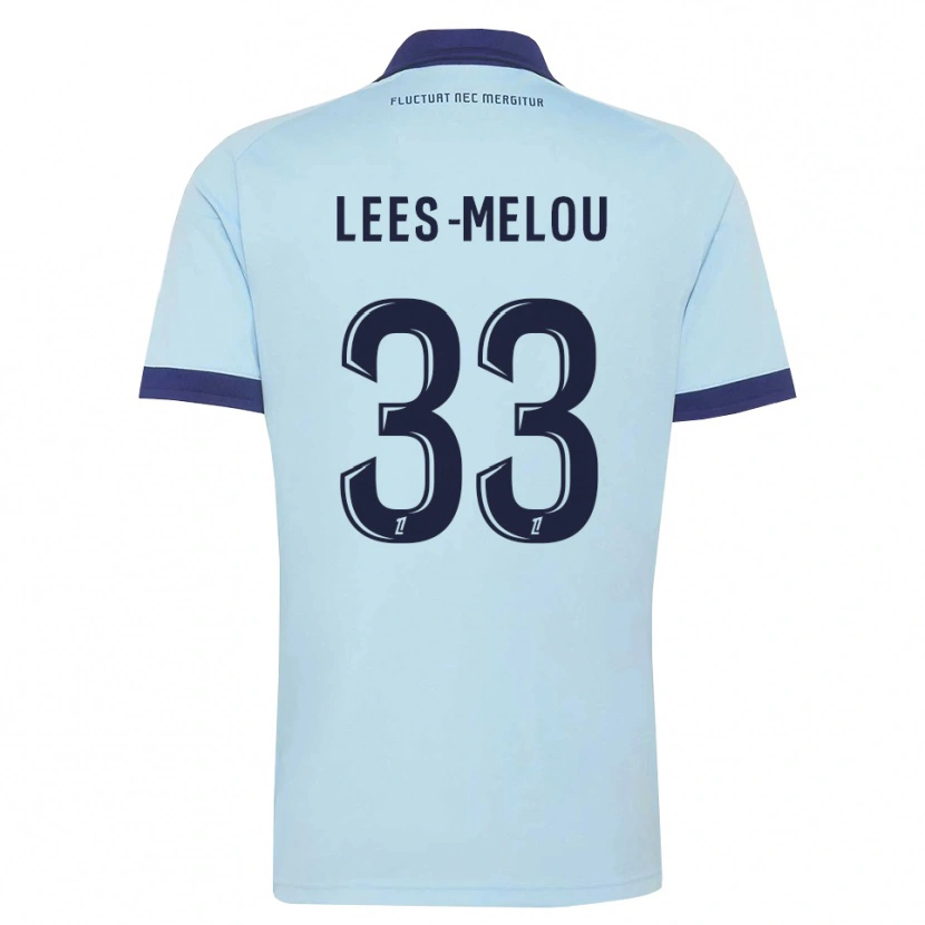 Danxen Dames Pierre Lees-Melou #33 Centaurieblauw Zwart Uitshirt Uittenue 2026/27 T-Shirt