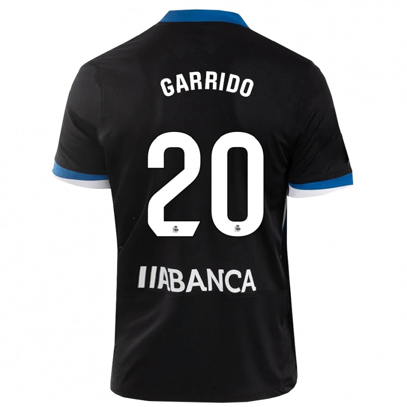 Danxen Dames Jaime Garrido #20 Zwart Blauw Wit Uitshirt Uittenue 2026/27 T-Shirt