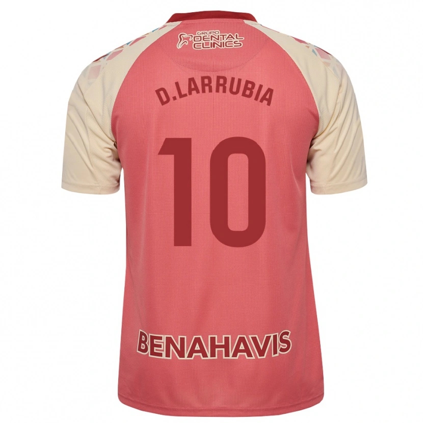 Danxen Dames David Larrubia #10 Lichtroze Rood Blauw Uitshirt Uittenue 2026/27 T-Shirt