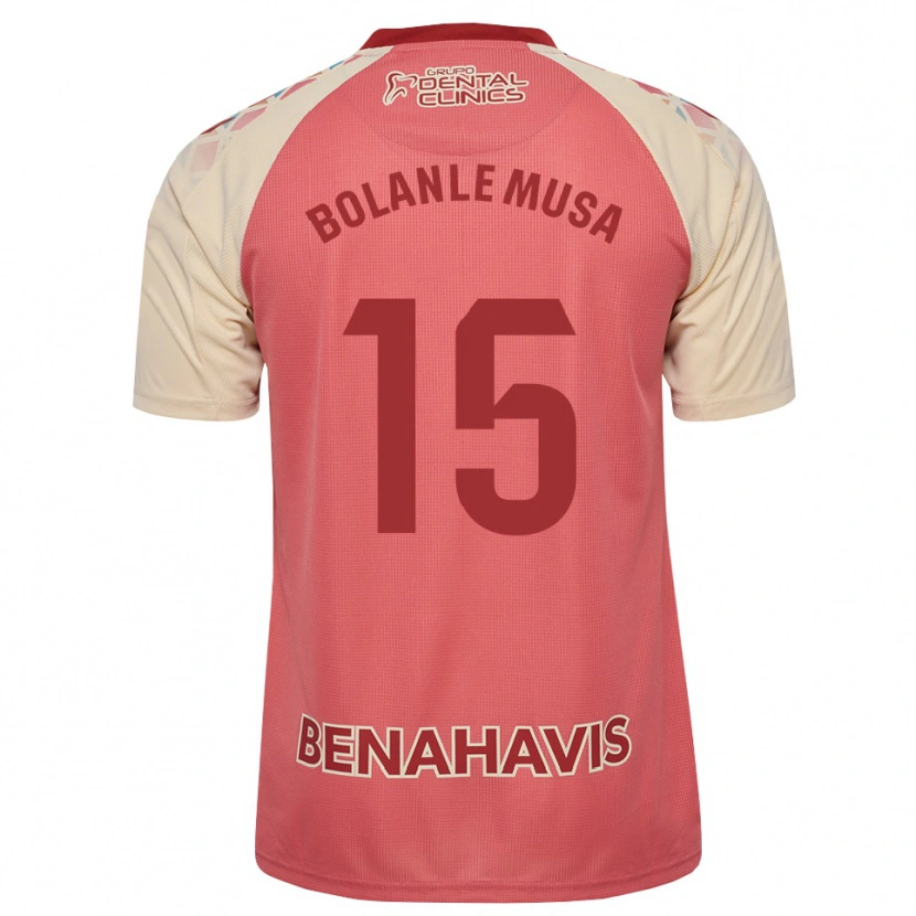 Danxen Dames Wahab Bolanle Musa #15 Lichtroze Rood Blauw Uitshirt Uittenue 2026/27 T-Shirt
