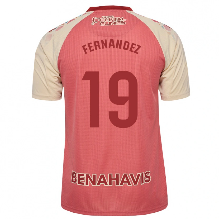 Danxen Dames Raúl Fernández #19 Lichtroze Rood Blauw Uitshirt Uittenue 2026/27 T-Shirt