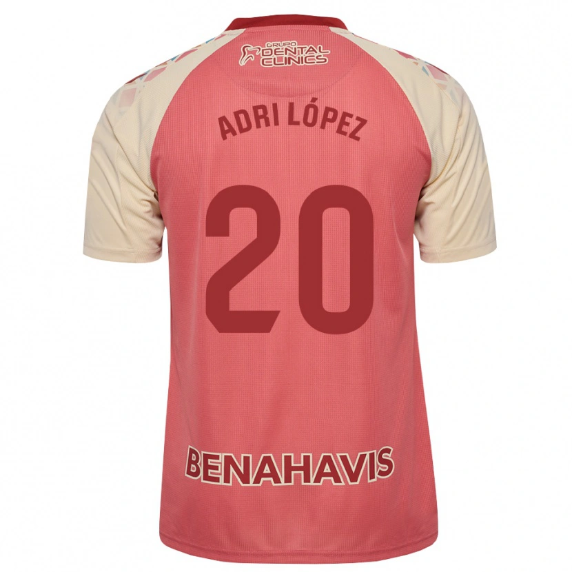 Danxen Dames Adri López #20 Lichtroze Rood Blauw Uitshirt Uittenue 2026/27 T-Shirt