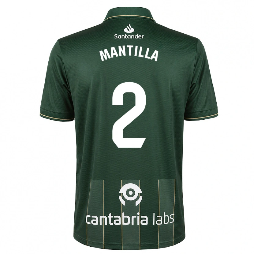 Danxen Dames Álvaro Mantilla #2 Donker Leigrijs Wit Uitshirt Uittenue 2026/27 T-Shirt