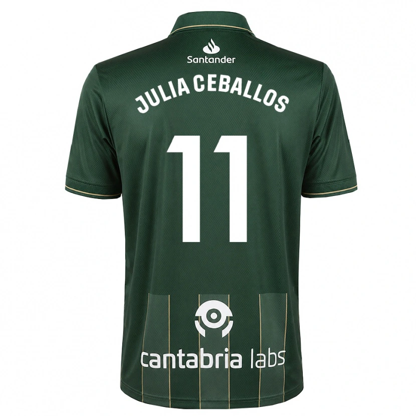 Danxen Dames Julia Ceballos Carrancio #11 Donker Leigrijs Wit Uitshirt Uittenue 2026/27 T-Shirt