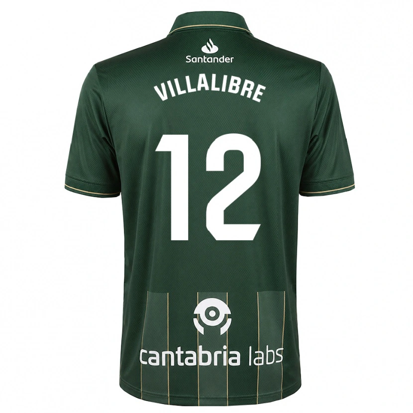 Danxen Dames Asier Villalibre #12 Donker Leigrijs Wit Uitshirt Uittenue 2026/27 T-Shirt