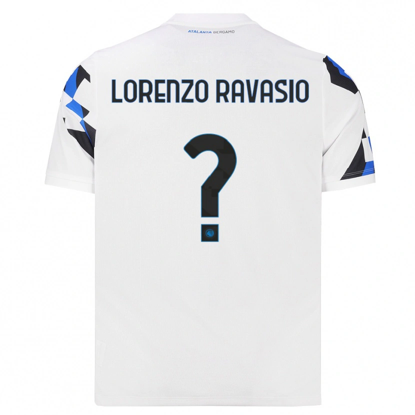Danxen Dames Pietro Lorenzo Ravasio #0 Wit Rood Blauw Uitshirt Uittenue 2026/27 T-Shirt