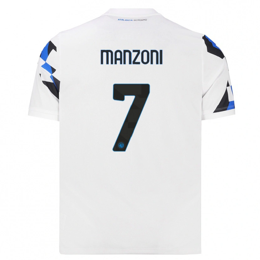 Danxen Dames Alberto Manzoni #7 Wit Rood Blauw Uitshirt Uittenue 2026/27 T-Shirt