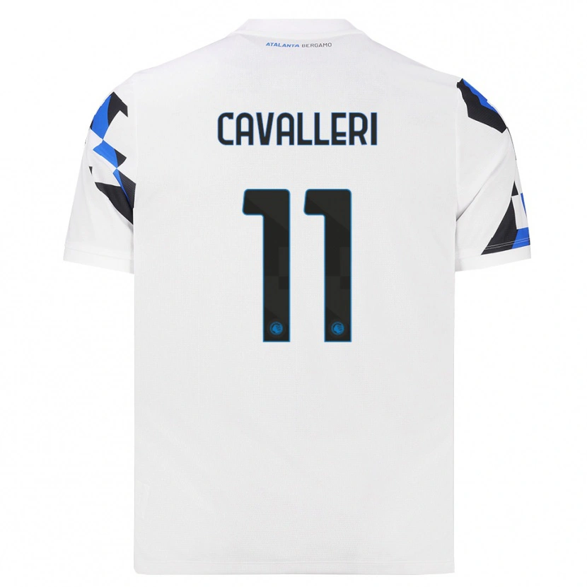 Danxen Dames Nicolas Cavalleri #11 Wit Rood Blauw Uitshirt Uittenue 2026/27 T-Shirt