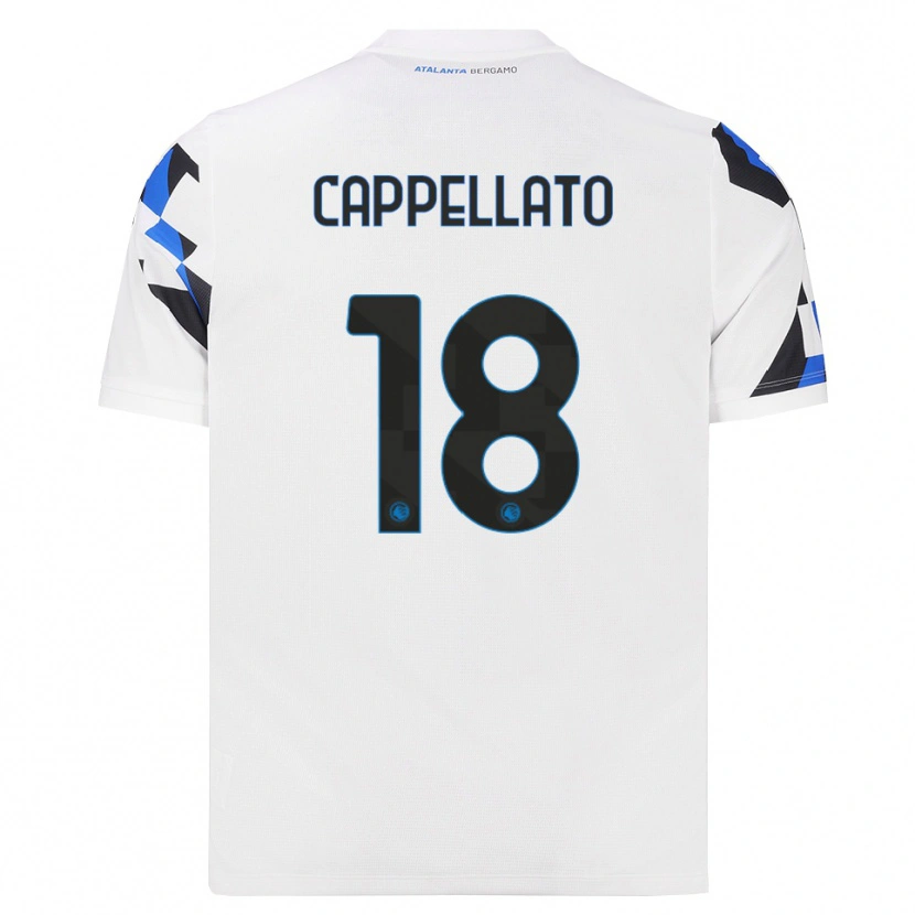 Danxen Dames Nicola Cappellato #18 Wit Rood Blauw Uitshirt Uittenue 2026/27 T-Shirt