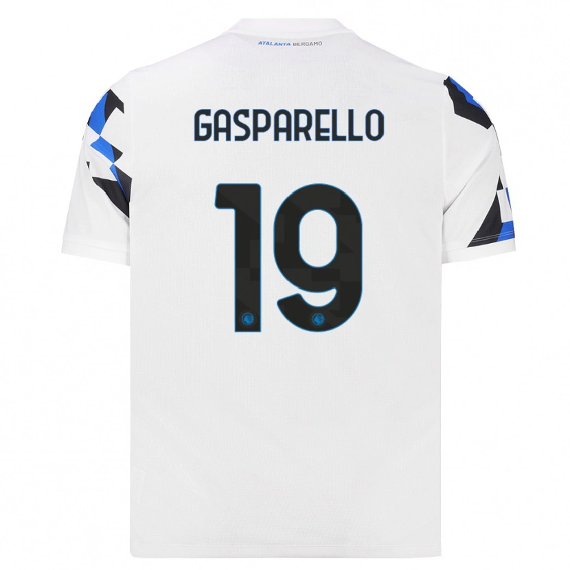 Danxen Dames Francesco Gasparello #19 Wit Rood Blauw Uitshirt Uittenue 2026/27 T-Shirt
