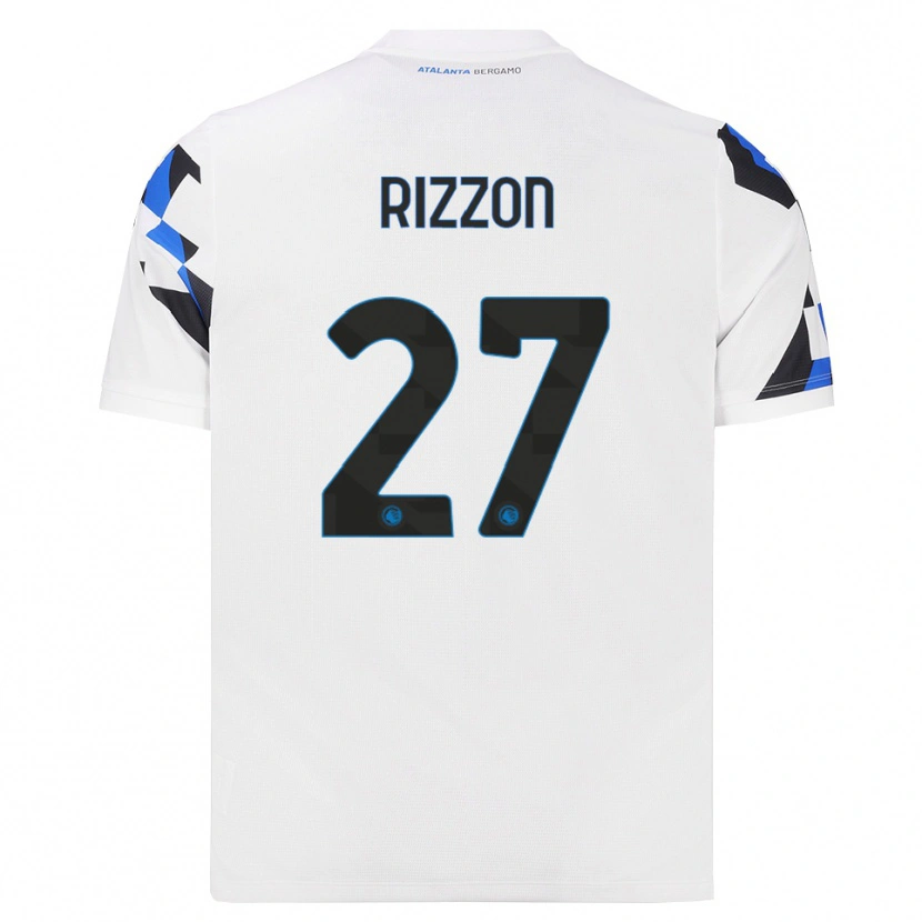 Danxen Dames Giulia Rizzon #27 Wit Rood Blauw Uitshirt Uittenue 2026/27 T-Shirt