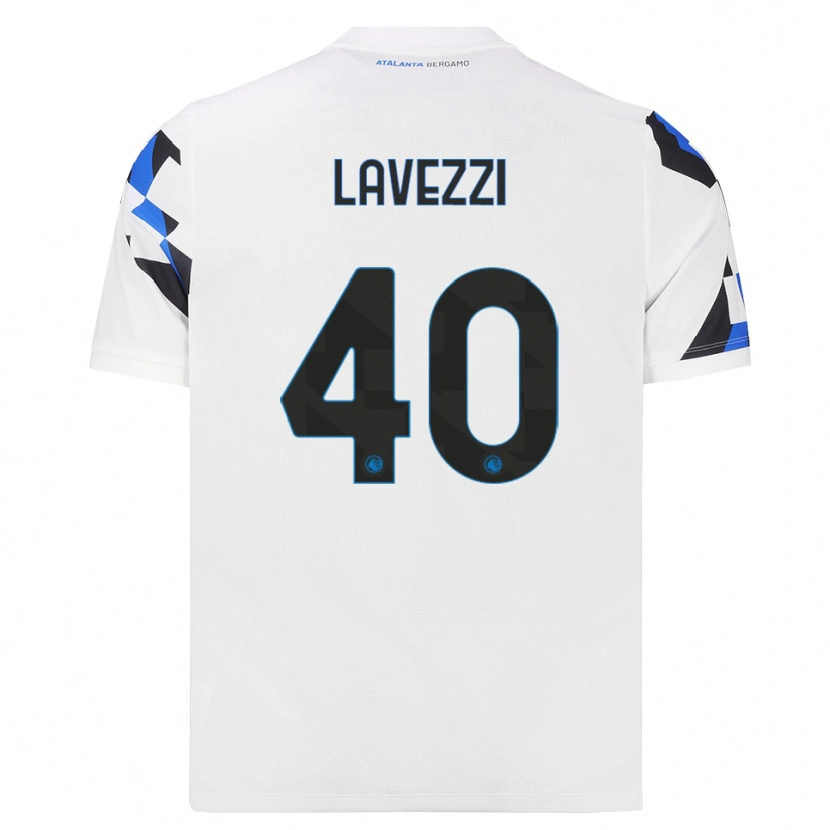 Danxen Dames Filippo Lavezzi #40 Wit Rood Blauw Uitshirt Uittenue 2026/27 T-Shirt