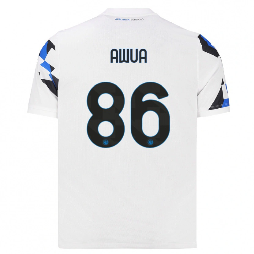 Danxen Dames Theophilus Awua #86 Wit Rood Blauw Uitshirt Uittenue 2026/27 T-Shirt