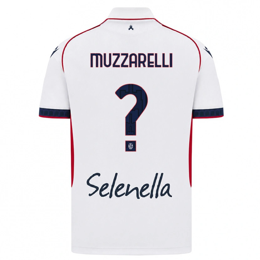 Danxen Dames Lorenzo Muzzarelli #0 Wit Rood Koninklijk Blauw Uitshirt Uittenue 2026/27 T-Shirt