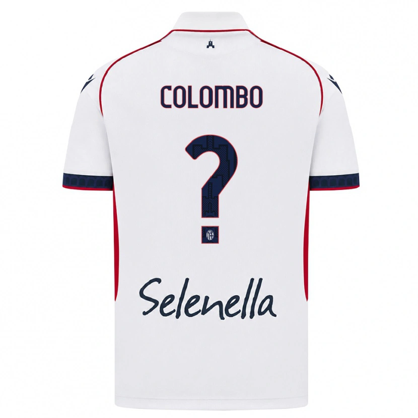 Danxen Dames Valentina Colombo #0 Wit Rood Koninklijk Blauw Uitshirt Uittenue 2026/27 T-Shirt