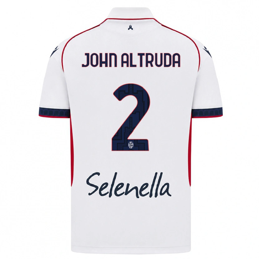 Danxen Dames Alessandro John Altruda #2 Wit Rood Koninklijk Blauw Uitshirt Uittenue 2026/27 T-Shirt