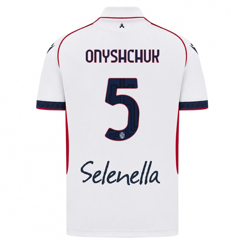 Danxen Dames Zakhar Onyshchuk #5 Wit Rood Koninklijk Blauw Uitshirt Uittenue 2026/27 T-Shirt