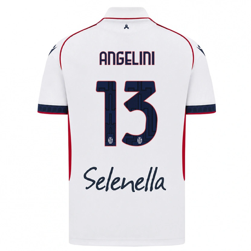 Danxen Dames Riccardo Angelini #13 Wit Rood Koninklijk Blauw Uitshirt Uittenue 2026/27 T-Shirt
