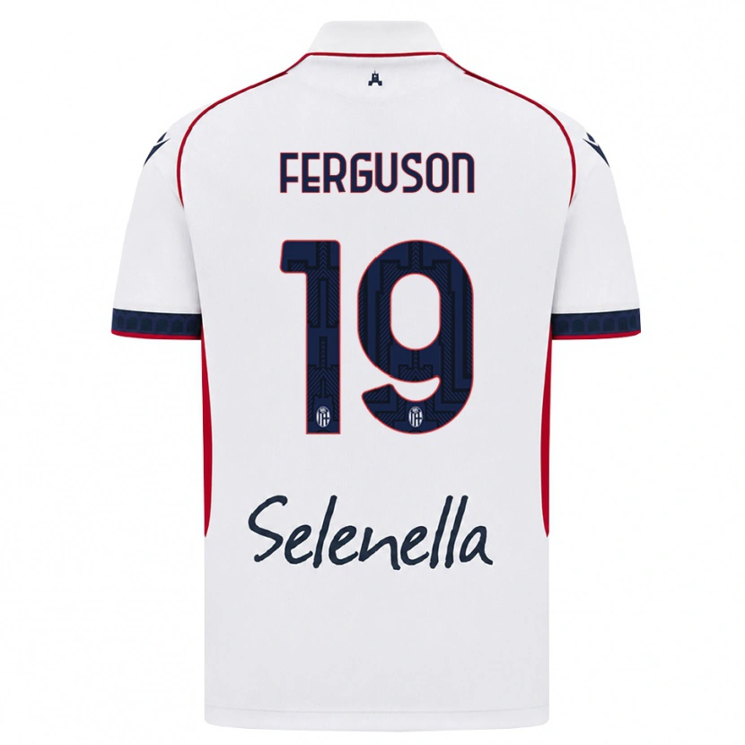 Danxen Dames Lewis Ferguson #19 Wit Rood Koninklijk Blauw Uitshirt Uittenue 2026/27 T-Shirt
