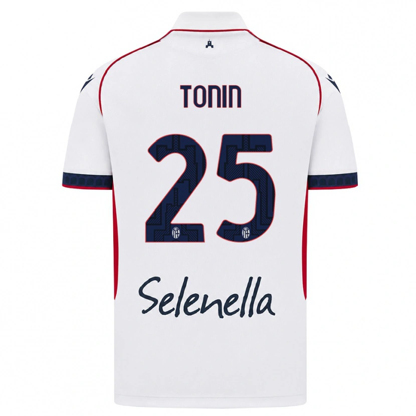Danxen Dames Federico Tonin #25 Wit Rood Koninklijk Blauw Uitshirt Uittenue 2026/27 T-Shirt