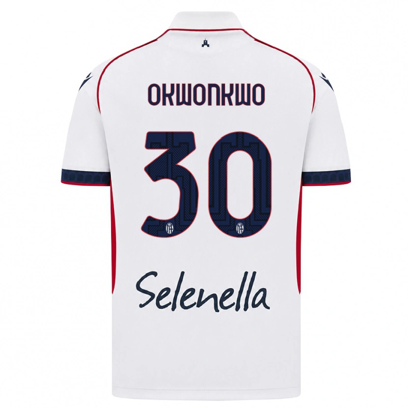 Danxen Dames Orji Okwonkwo #30 Wit Rood Koninklijk Blauw Uitshirt Uittenue 2026/27 T-Shirt