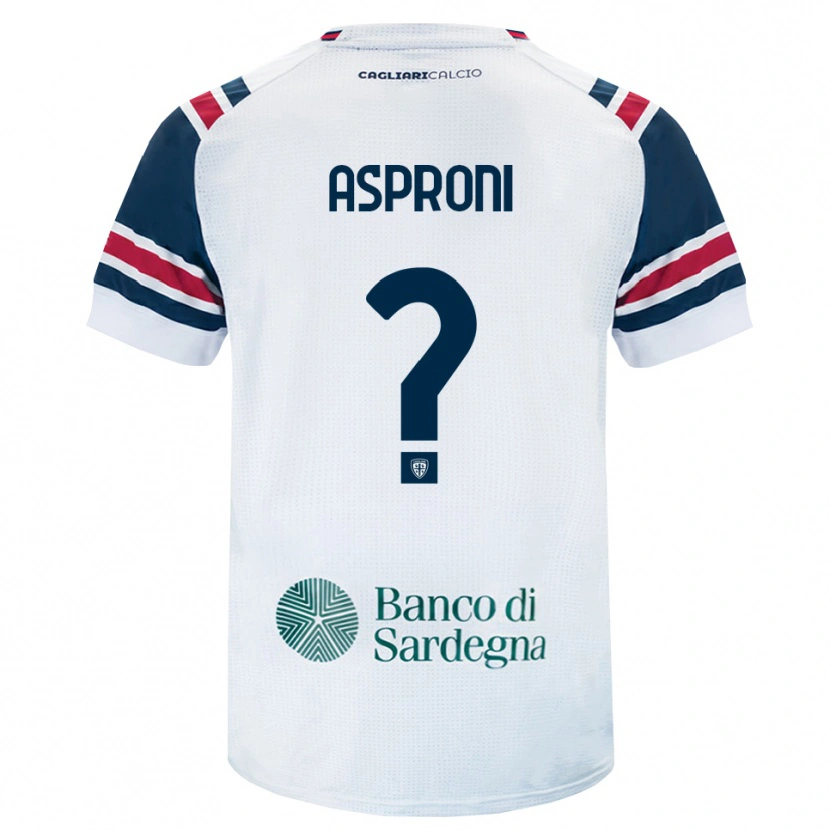 Danxen Dames Luca Asproni #0 Wit Rood Groen Uitshirt Uittenue 2026/27 T-Shirt
