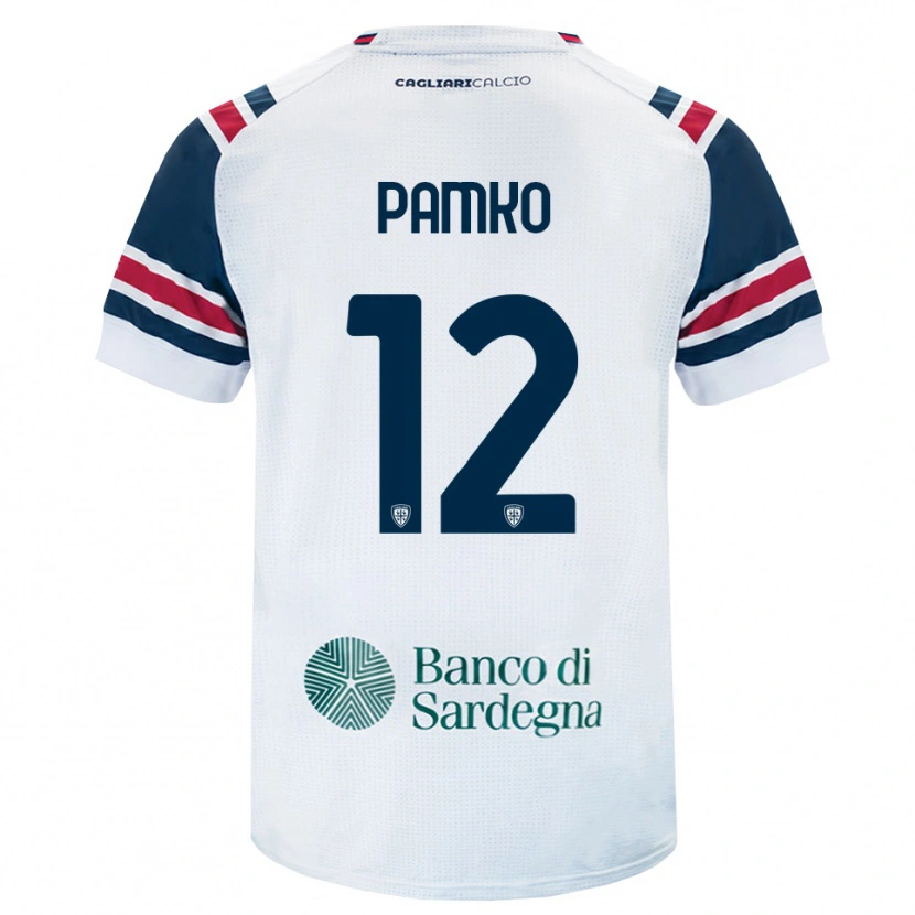 Danxen Dames Dmytro Pamko #12 Wit Rood Groen Uitshirt Uittenue 2026/27 T-Shirt