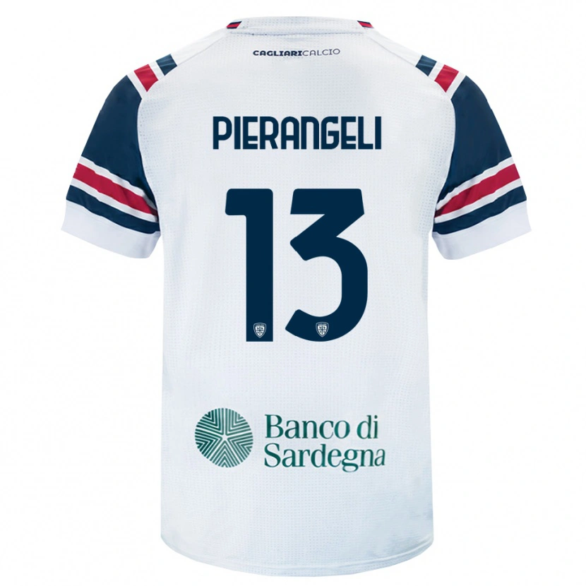 Danxen Dames Luis Pierangeli #13 Wit Rood Groen Uitshirt Uittenue 2026/27 T-Shirt