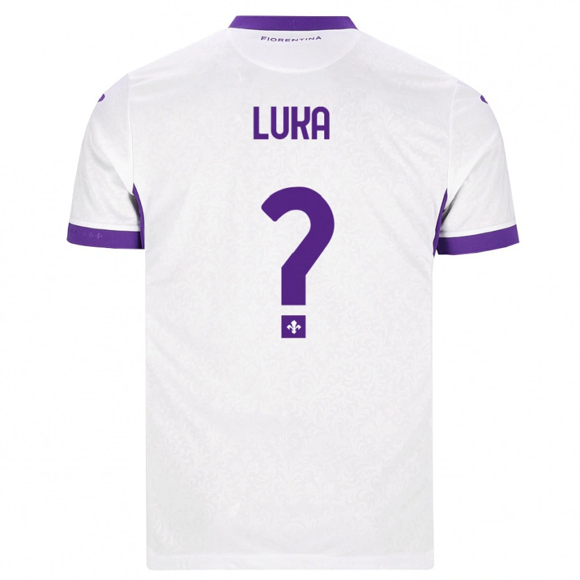 Danxen Dames Majkol Luka #0 Wit Paars Uitshirt Uittenue 2026/27 T-Shirt
