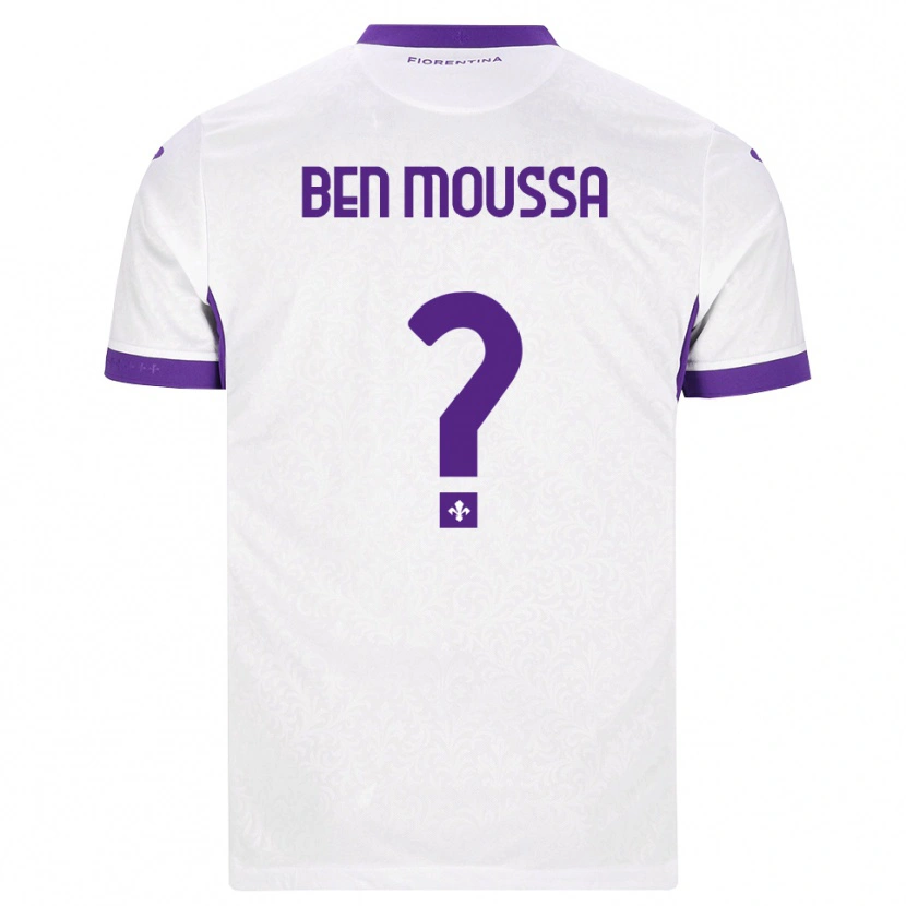 Danxen Dames Mehdi Ben Moussa #0 Wit Paars Uitshirt Uittenue 2026/27 T-Shirt