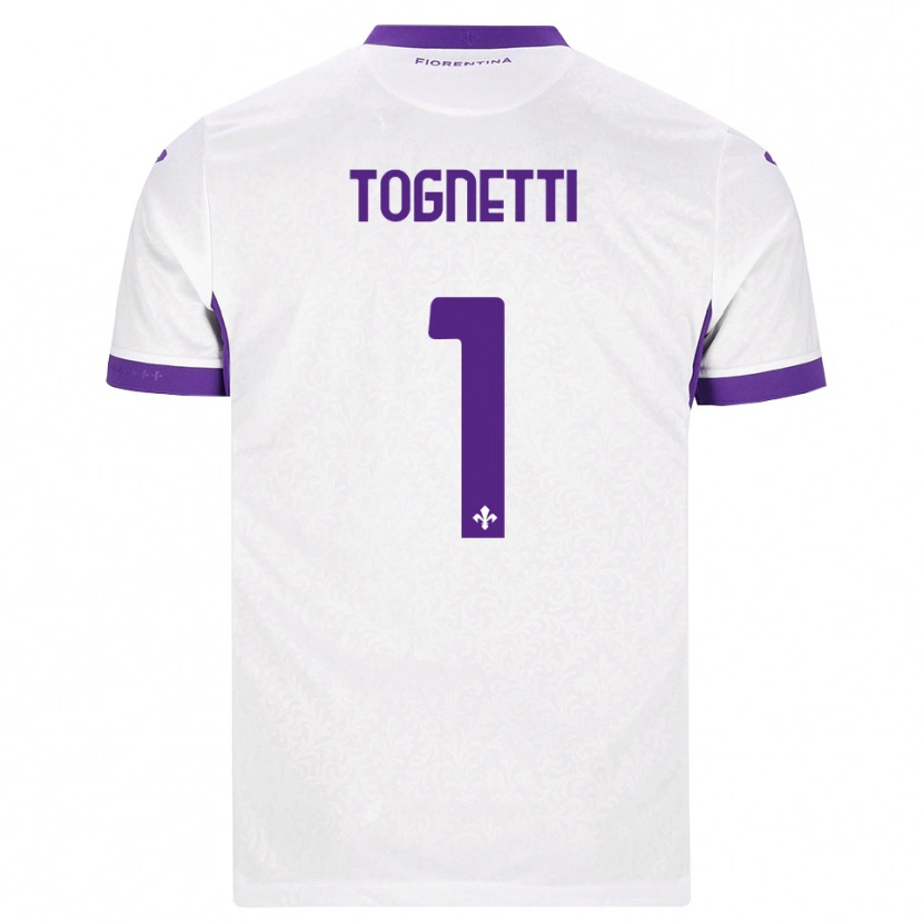 Danxen Dames Laerte Tognetti #1 Wit Paars Uitshirt Uittenue 2026/27 T-Shirt