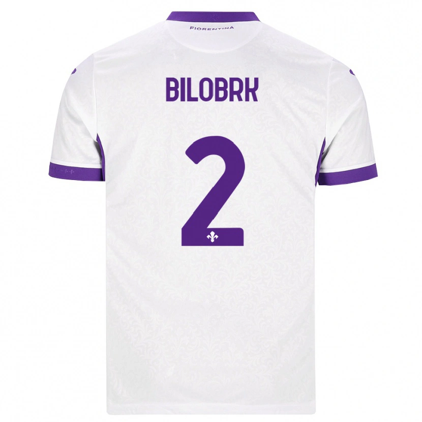 Danxen Dames Ante Bilobrk #2 Wit Paars Uitshirt Uittenue 2026/27 T-Shirt