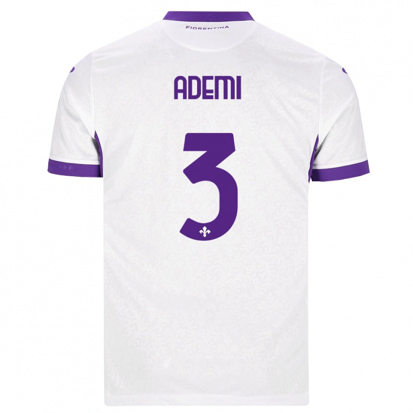 Danxen Dames Arnis Ademi #3 Wit Paars Uitshirt Uittenue 2026/27 T-Shirt