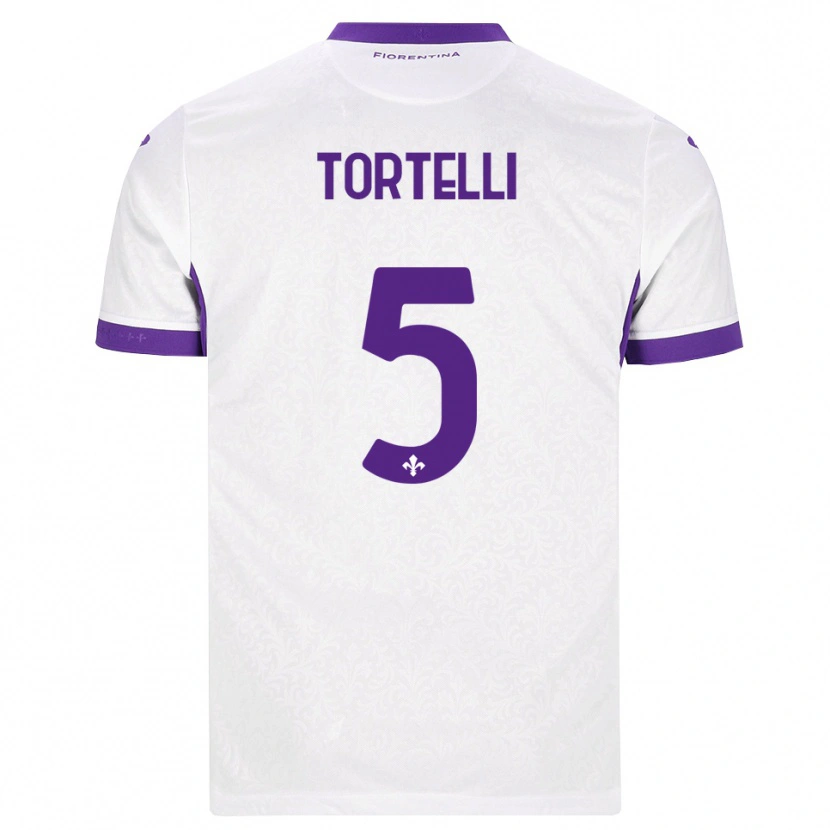 Danxen Dames Alice Tortelli #5 Wit Paars Uitshirt Uittenue 2026/27 T-Shirt