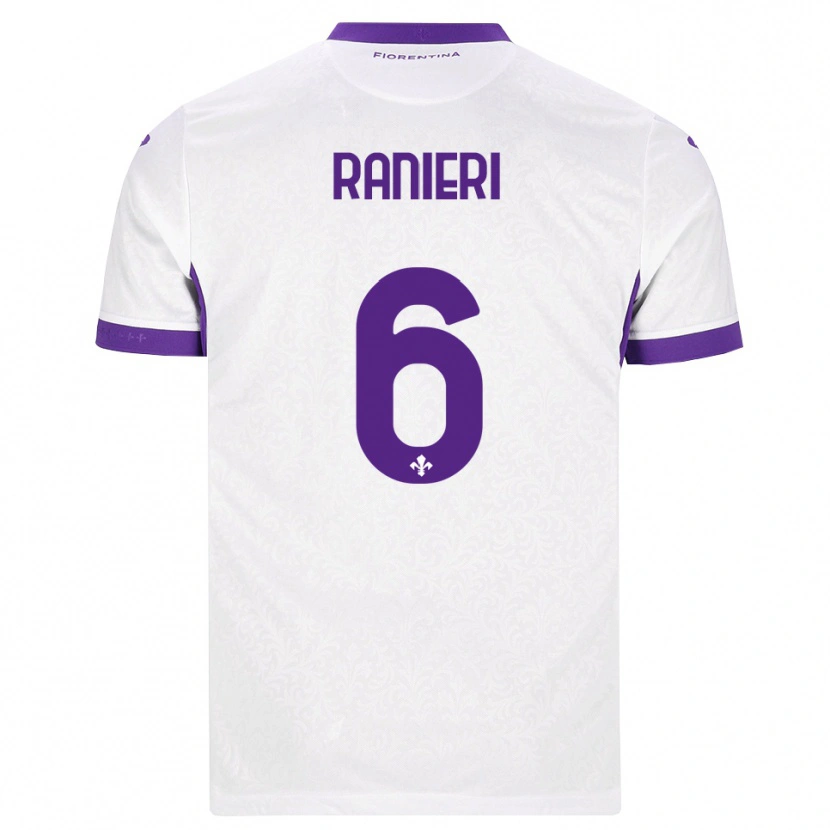 Danxen Dames Luca Ranieri #6 Wit Paars Uitshirt Uittenue 2026/27 T-Shirt