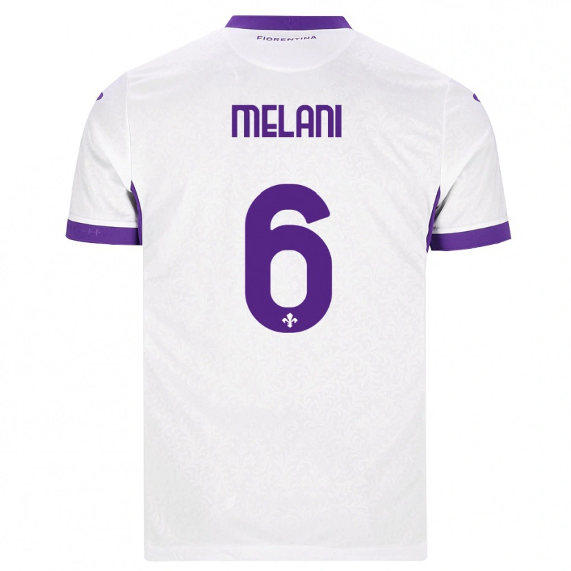 Danxen Dames Federico Melani #6 Wit Paars Uitshirt Uittenue 2026/27 T-Shirt