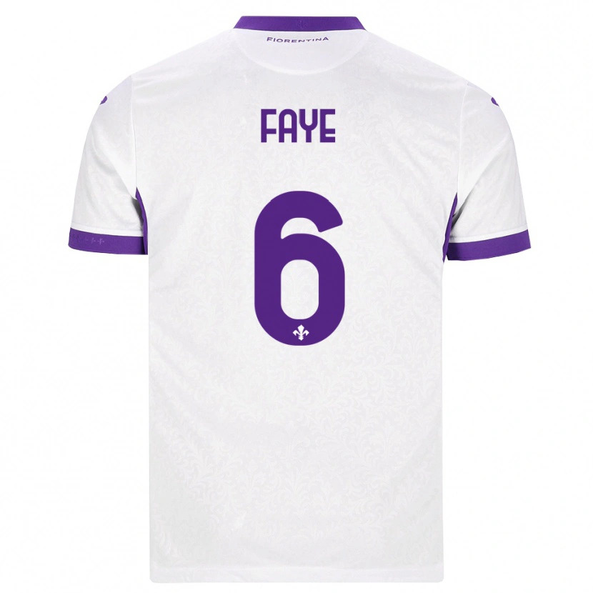 Danxen Dames Moussa Faye #6 Wit Paars Uitshirt Uittenue 2026/27 T-Shirt