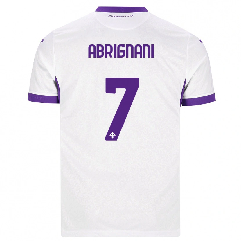 Danxen Dames Filippo Abrignani #7 Wit Paars Uitshirt Uittenue 2026/27 T-Shirt