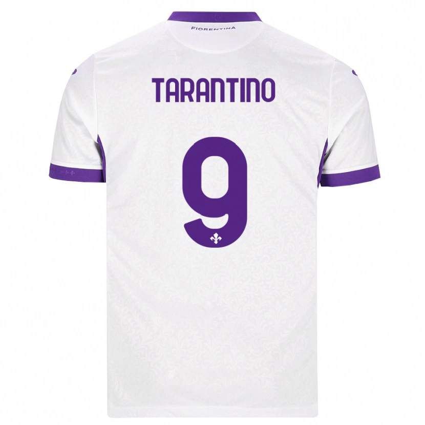 Danxen Dames Jacopo Tarantino #9 Wit Paars Uitshirt Uittenue 2026/27 T-Shirt