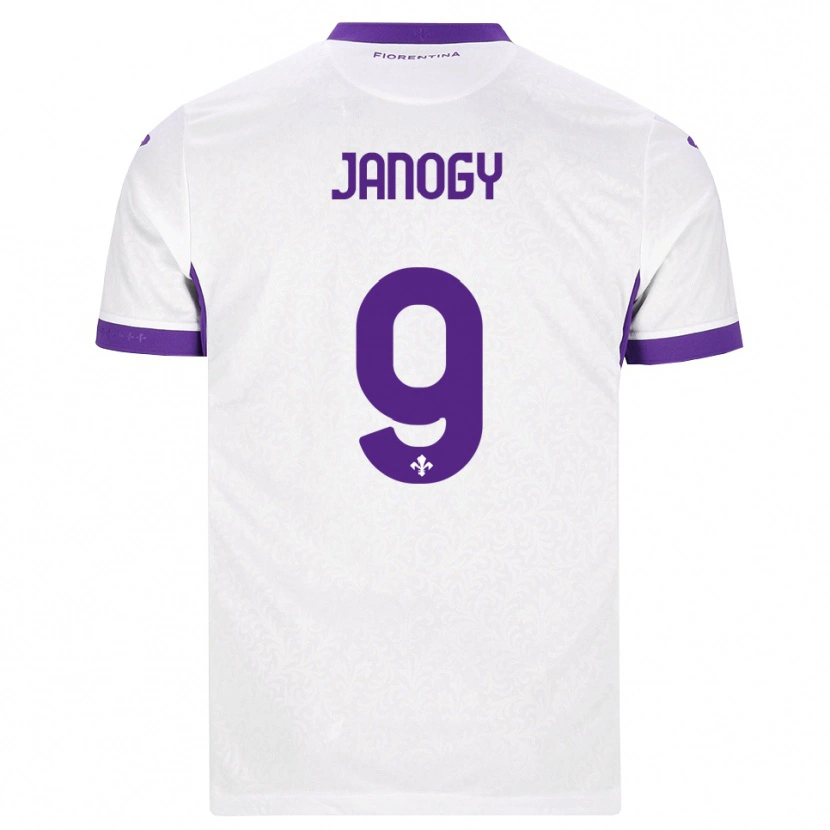 Danxen Dames Madelen Janogy #9 Wit Paars Uitshirt Uittenue 2026/27 T-Shirt