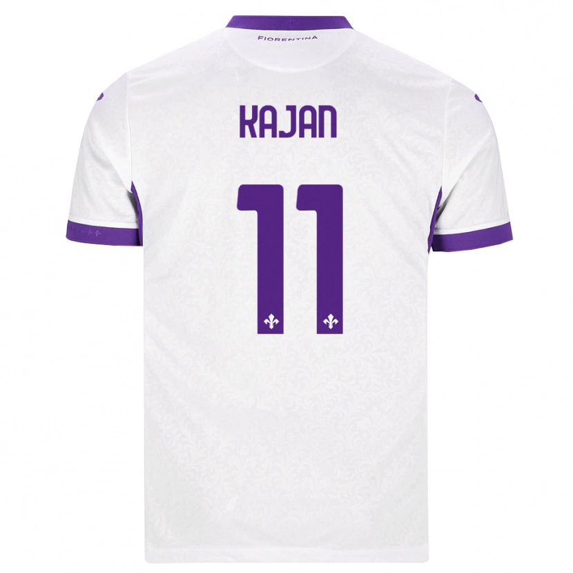 Danxen Dames Zsanett Kaján #11 Wit Paars Uitshirt Uittenue 2026/27 T-Shirt